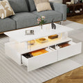Table basse LED avec rangement